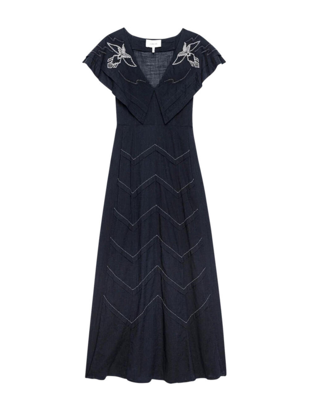 New, The Great Beaded Partridge Dress in Black Sz 1 #LD0264